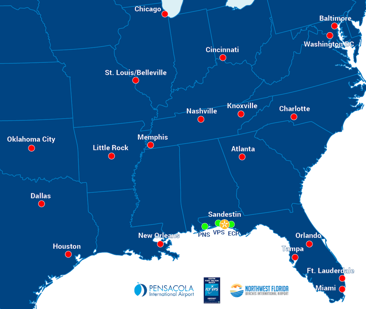 Direct Fly Map