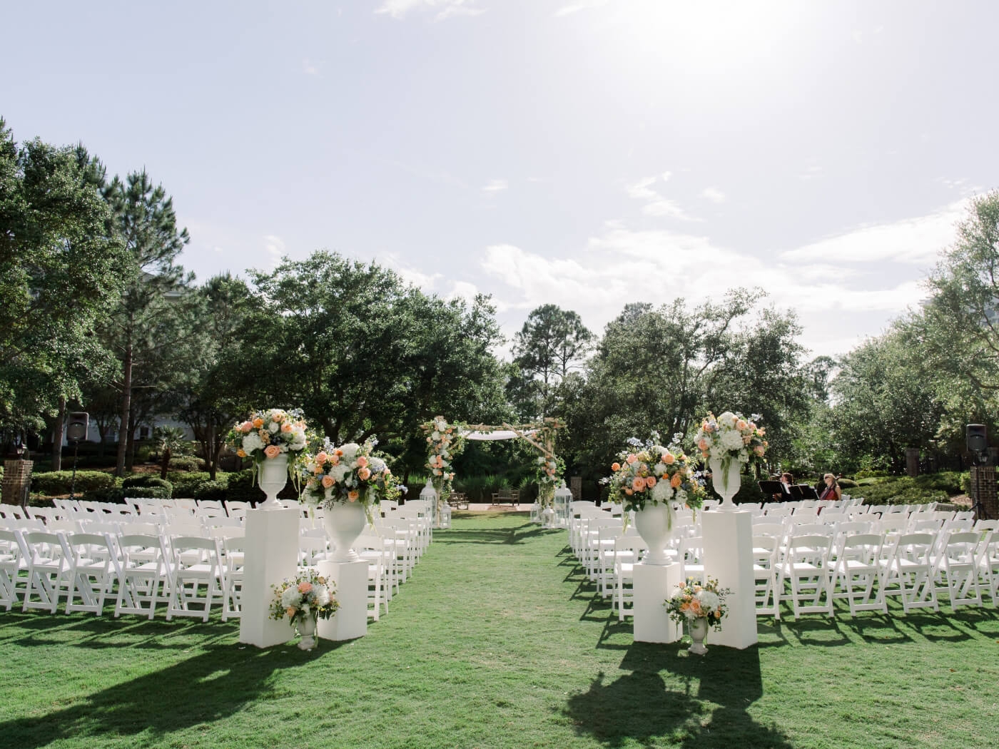 Outdoor wedding