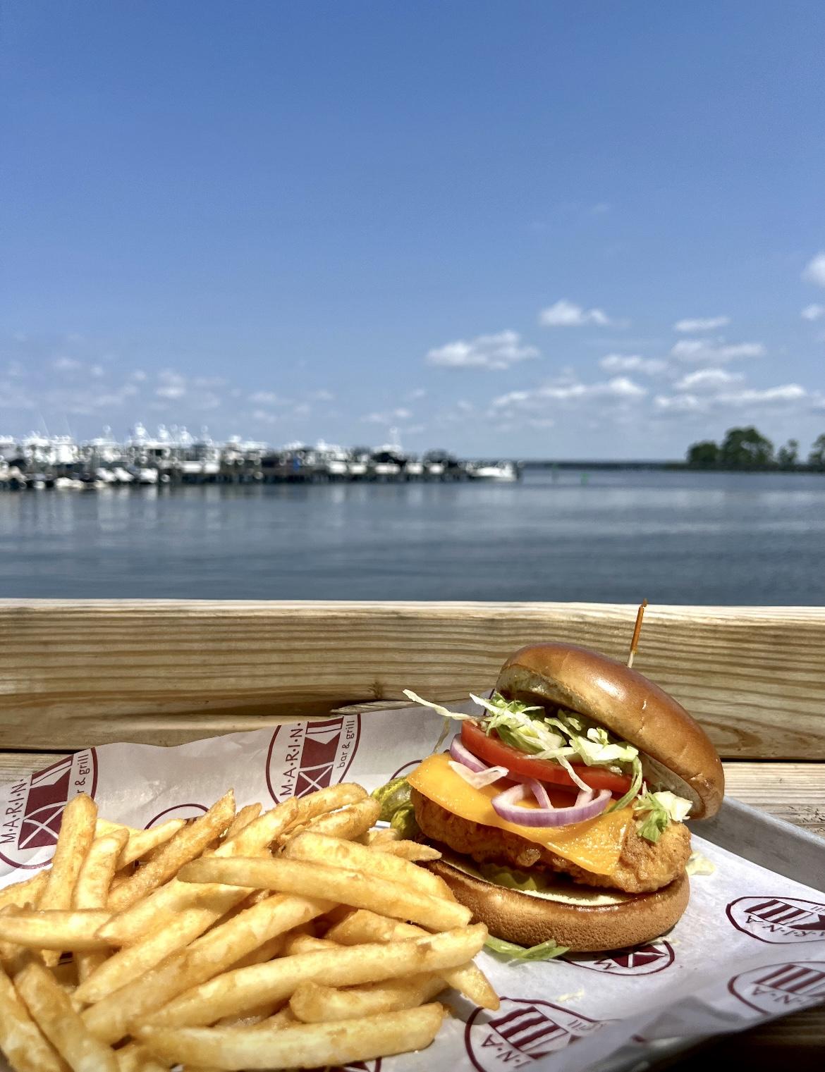 French Fries at Marina Bar and Grill