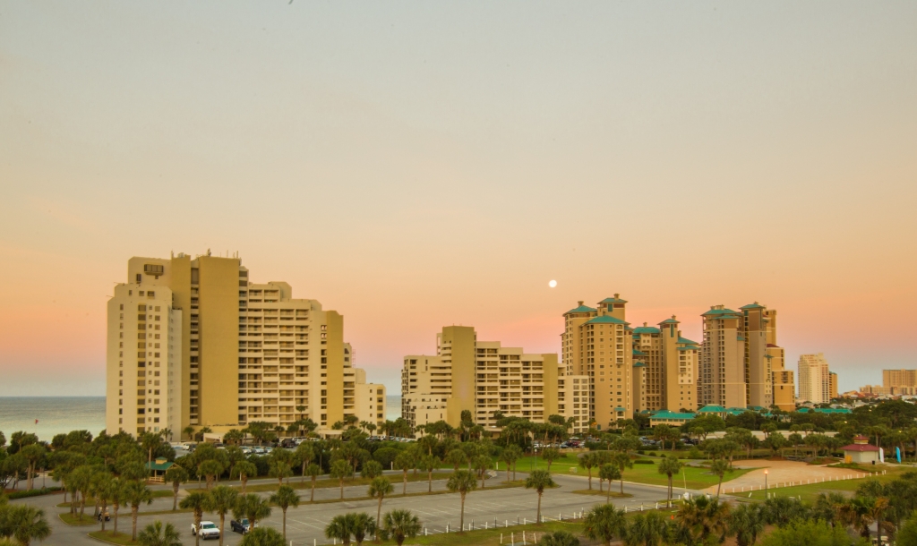 Sunset over Sandestin Golf and beach Resort