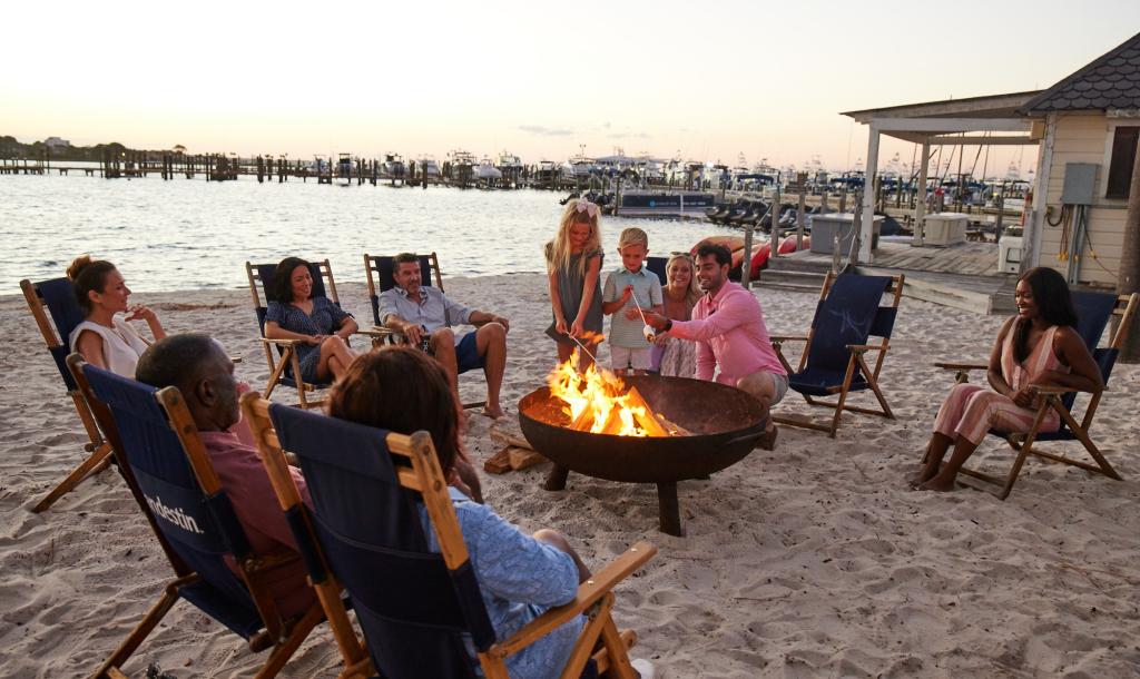 Bonfire at Sunset